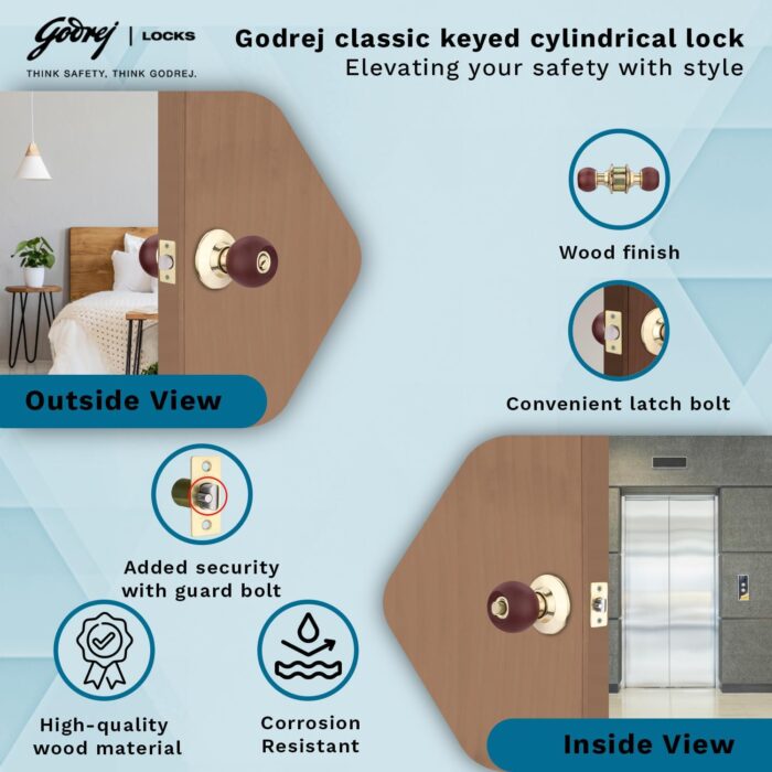 Godrej Cylindrical Lock | - Image 3